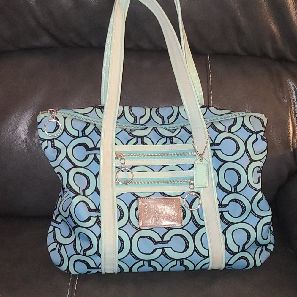 COACH POPPY OP ART Tote/handbag